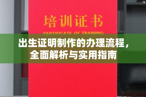 铜仁出生证明制作的办理流程，全面解析与实用指南