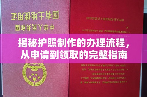 铜仁揭秘护照制作的办理流程，从申请到领取的完整指南