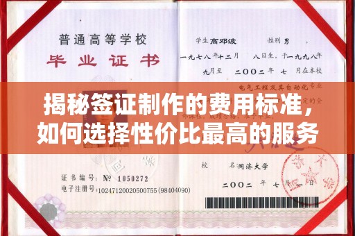 铜仁揭秘签证制作的费用标准，如何选择性价比最高的服务？