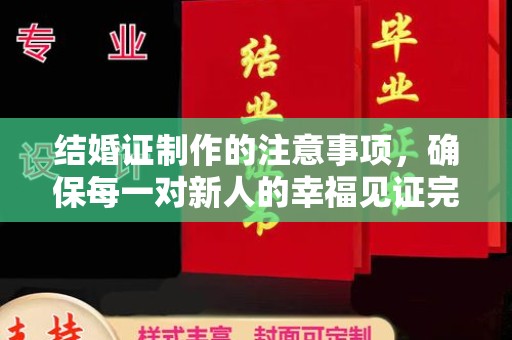 铜仁结婚证制作的注意事项，确保每一对新人的幸福见证完美无瑕