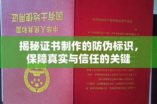 铜仁揭秘证书制作的防伪标识，保障真实与信任的关键