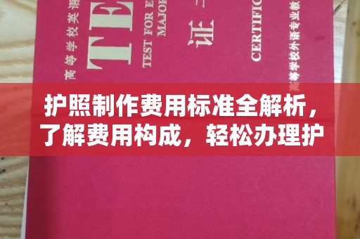 铜仁护照制作费用标准全解析，了解费用构成，轻松办理护照